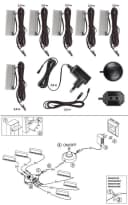 HOME AFFAIRE VERA II Wohnwand Set Schwarz Hochglanz mit LED Bild 5