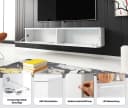 HOME AFFAIRE Lowboard D mit LED-Beleuchtung Braun Bild 3