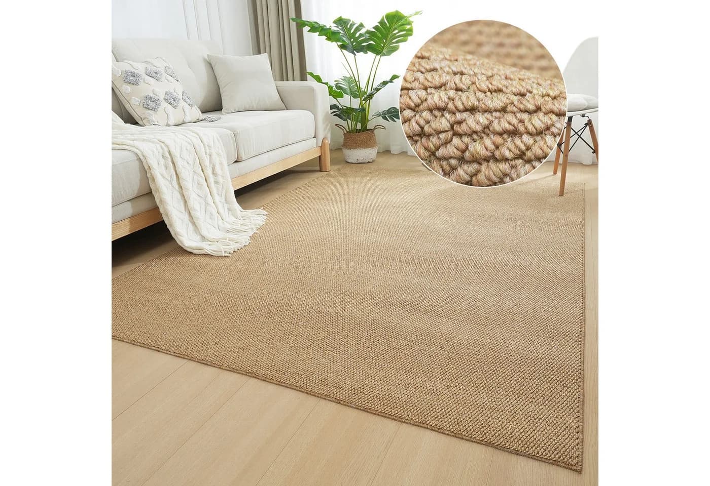 Teppich OTTO HOME Lilia Gold Kunstfaser 60x90cm - Bild 2