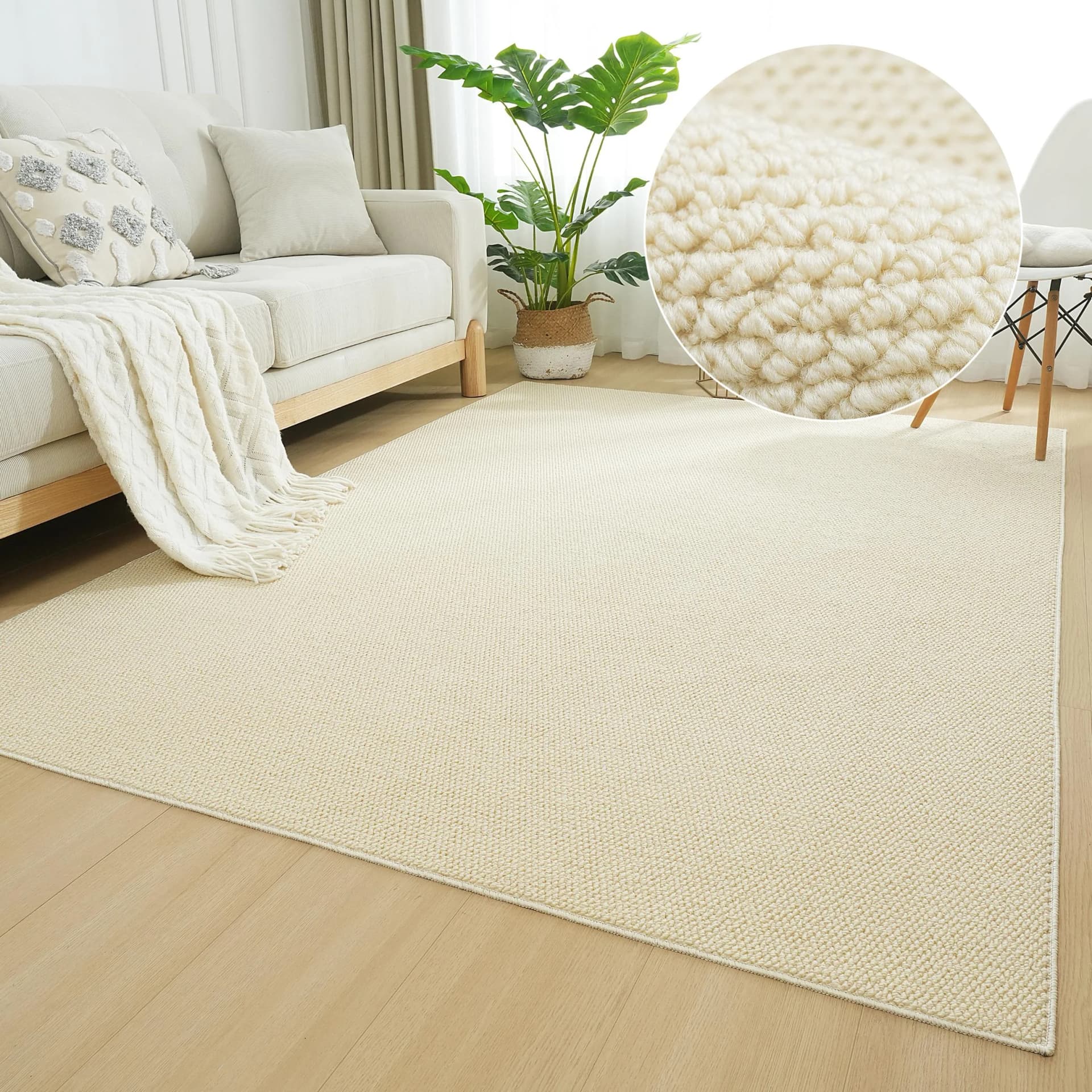 Teppich MY HOME Lilia Sisal-Optik Uni Beige