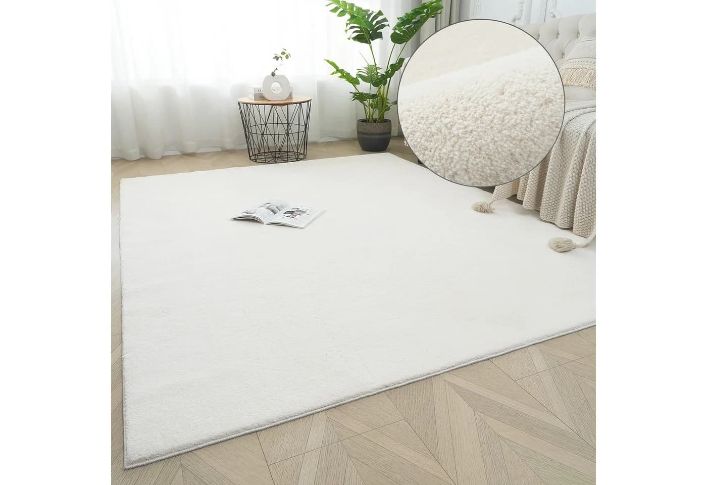 Teppich OTTO HOME Cali 2 Beige Uni Kuschelig - Bild 2