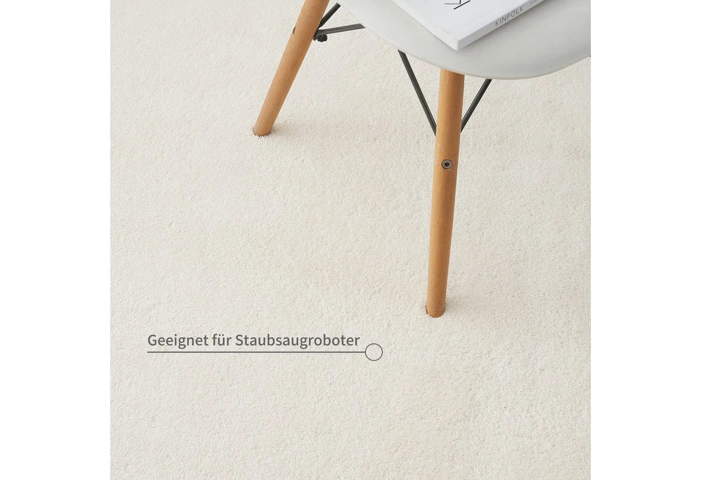 Teppich OTTO HOME Cali 2 Beige Uni Kuschelig - Bild 4