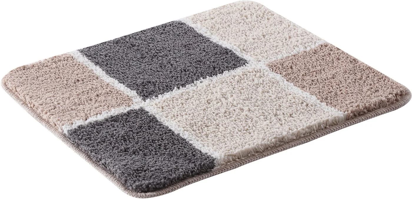 OTTO home Badematte Anna Beige Kachelmuster Rutschhemmend Polyester - Bild 3