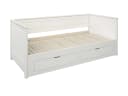 Daybed OTTO HOME Leorben Weiß Massivholz mit Schubladen Bild 1