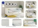 Daybed OTTO HOME Leorben Weiß Massivholz mit Schubladen Bild 3