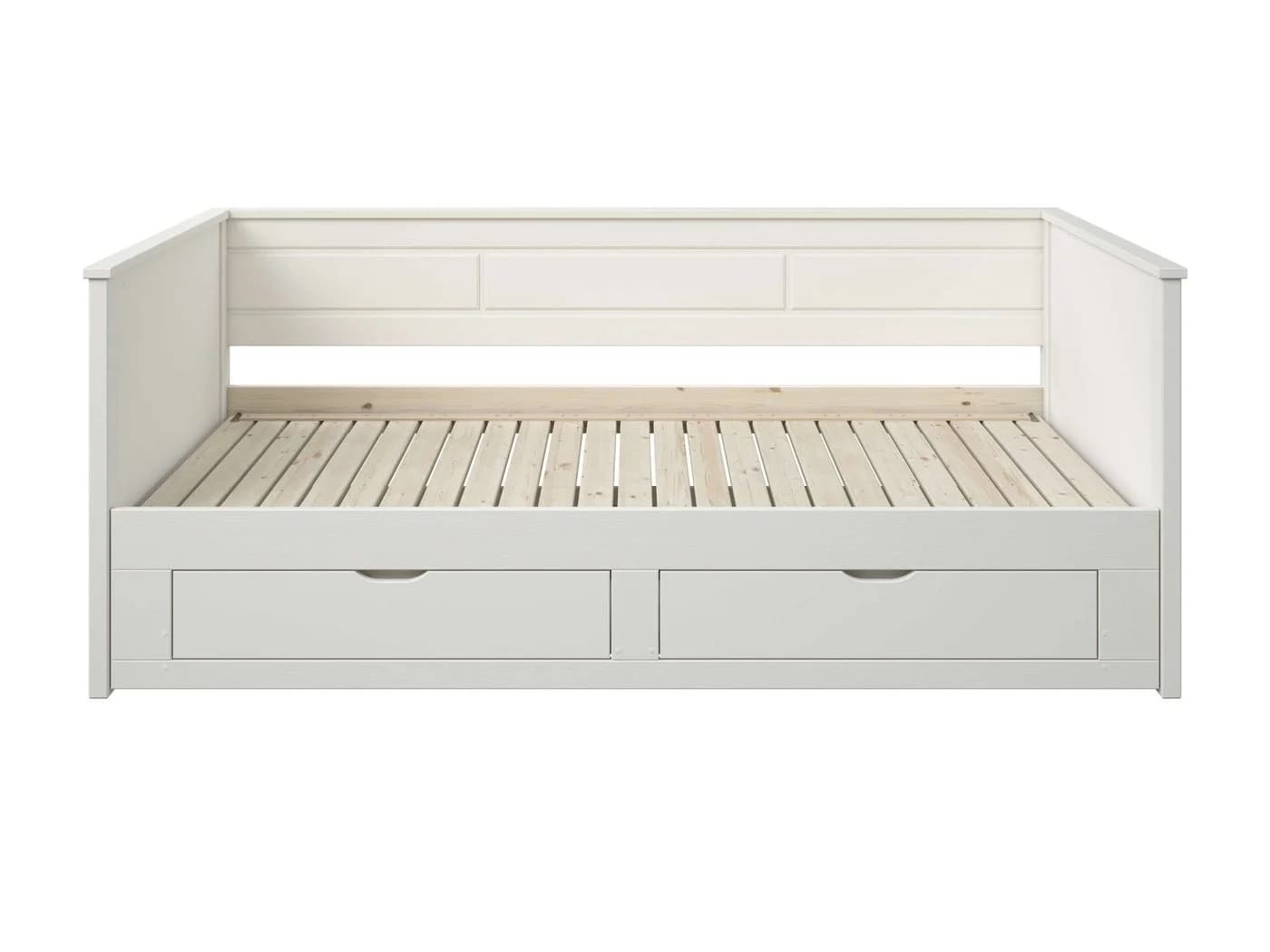 Daybed OTTO HOME Leorben Weiß Massivholz mit Schubladen - Bild 4
