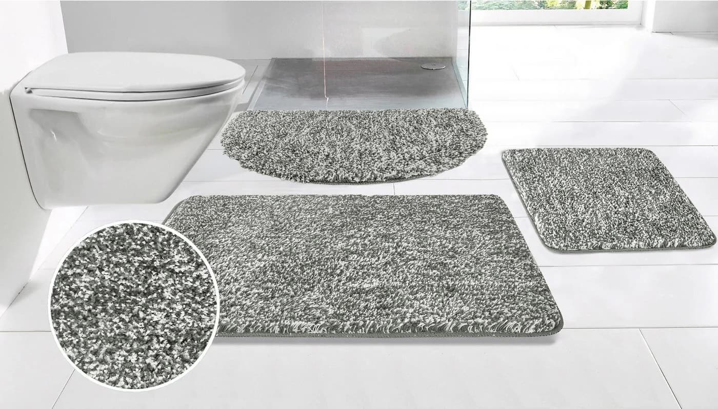 OTTO home Badematte Sanremo Grau 50x80 cm Rutschhemmend - Bild 2
