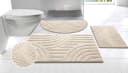 Badematte MY HOME Regona Scandi Badvorleger Hoch-Tief-Effekt Bild 2