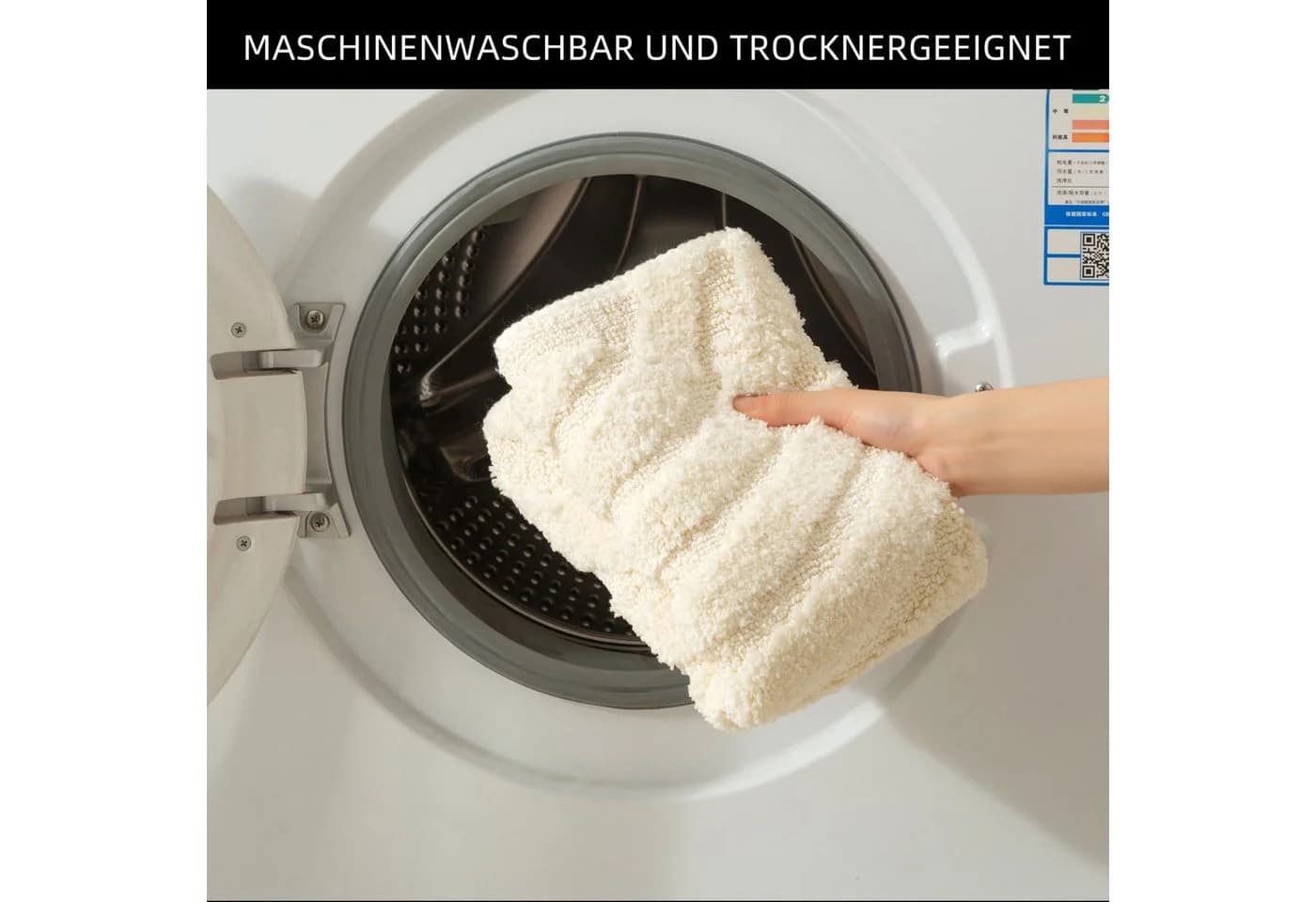 Badematte MY HOME Regona Scandi Badvorleger Hoch-Tief-Effekt - Bild 5