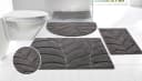 OTTO home Badematte Epense Grau Blattstruktur Halbrund Bild 2