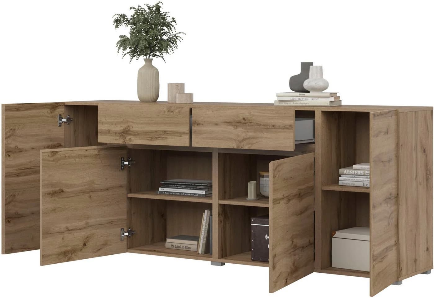 OTTO home Sideboard Metric 4 Türen 2 Schubkästen Modern - Bild 5