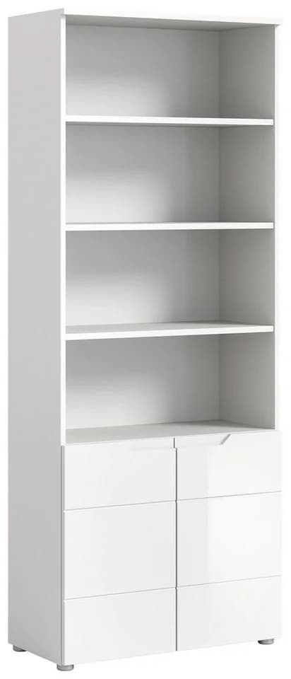 HOME AFFAIRE Aktenschrank CAPRI Weiß Hochglanz 2 Türen - Bild 2