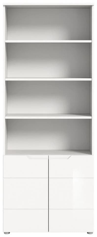 HOME AFFAIRE Aktenschrank CAPRI Weiß Hochglanz 2 Türen - Bild 4