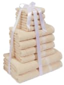 OTTO HOME Handtuch Set Kapra 10-tlg. Beige Frottier 100% Baumwolle Bild 4