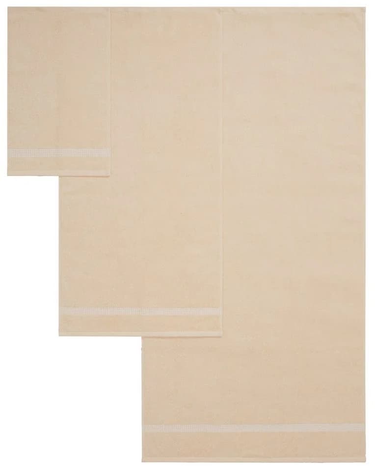 OTTO HOME Handtuch Set Kapra 10-tlg. Beige Frottier 100% Baumwolle - Bild 5