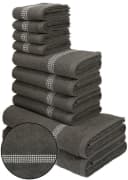 OTTO HOME Handtuch Set Kapra 10-tlg. Grau 100% Baumwolle Frottier Bild 2