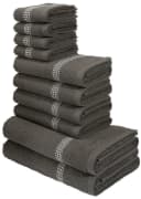 OTTO HOME Handtuch Set Kapra 10-tlg. Grau 100% Baumwolle Frottier Bild 3