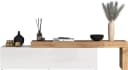 OTTO home Lowboard Chronos TV-Board Weiß Hochglanz Eiche Wotan Bild 1