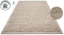 OTTO HOME Wollteppich Wolly Rahmen Beige Handgewebt Bild 2