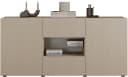 HOME AFFAIRE Sideboard Rio Cashmere mit geriffelter Front und Glasboden Bild 1