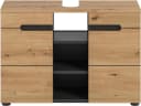 WELLTIME REHAT Waschbeckenunterschrank 80 cm Grau Eiche Soft-Close Bild 3