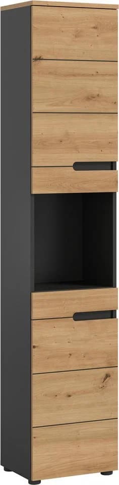 WELLTIME Hochschrank REHAT 2 Türen Soft-Close Holzoptik - Bild 2