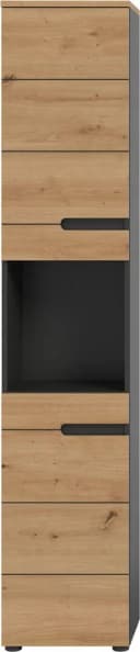 WELLTIME Hochschrank REHAT 2 Türen Soft-Close Holzoptik Bild 3