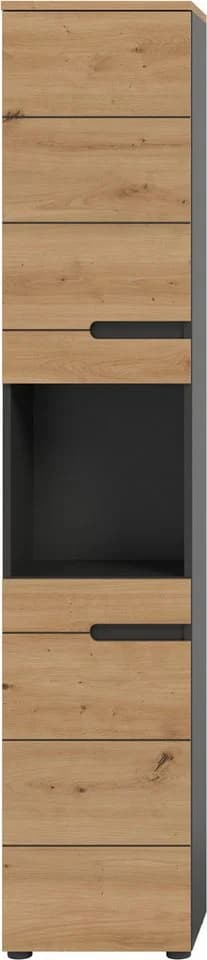 WELLTIME Hochschrank REHAT 2 Türen Soft-Close Holzoptik - Bild 3