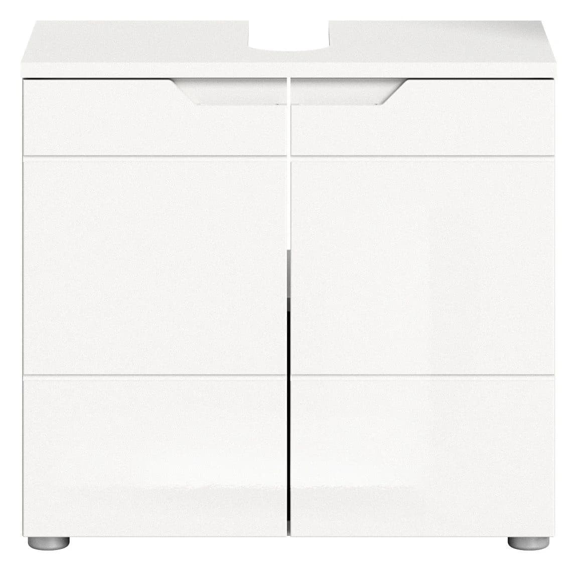 INOSIGN Waschbeckenunterschrank CAPRI 63 cm Weiß Hochglanz - Bild 4