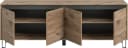Home Affaire Lowboard Baltic 184cm 4 Türen Holzoptik Grau Bild 5