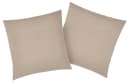 OTTO home Kissenbezug Luisa 50x50 cm Baumwolle Mocca Bild 4