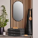 OTTO home Duschtücher Vanessa Set 4-tlg. 70x140cm Grau Walkfrottee Bild 1