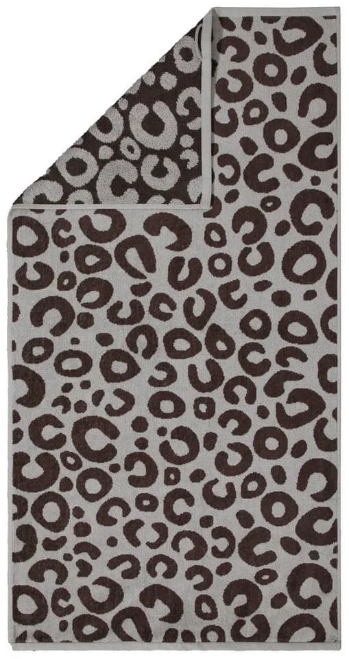 Handtuch Set MY HOME Anna Leopardmuster 8-tlg. Grau Baumwolle - Bild 3