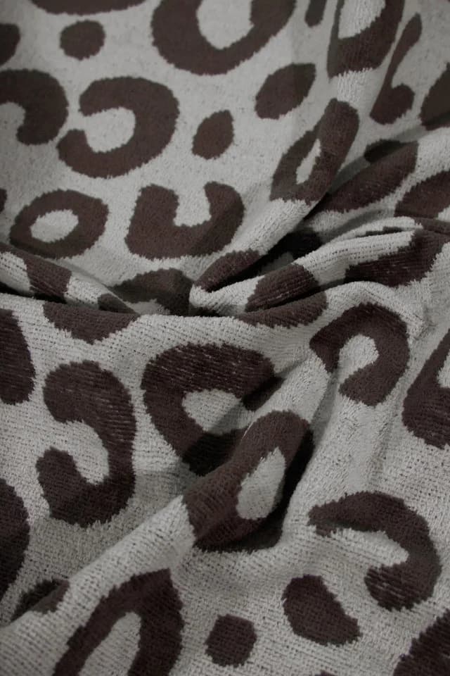 Handtuch Set MY HOME Anna Leopardmuster 8-tlg. Grau Baumwolle - Bild 5