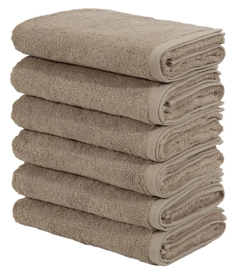 OTTO HOME Handtuch-Set Merida 6-tlg. Beige Frottier - Bild 2