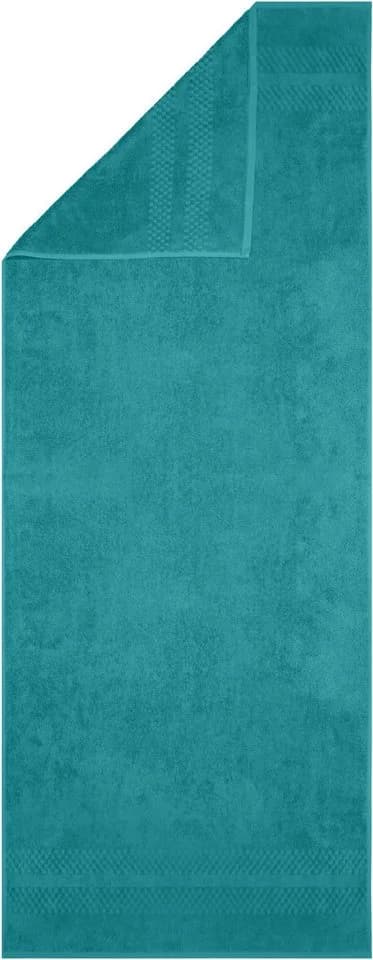 Saunatuch-Set Regona 2-tlg. 80x200cm 100% Baumwolle Petrol - Bild 3