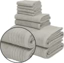 OTTO HOME Handtuch Set Sanremo Premium Grau 8-tlg. Frottier 600g/m² Bild 2