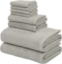 OTTO HOME Handtuch Set Sanremo Premium Grau 8-tlg. Frottier 600g/m² Bild 3