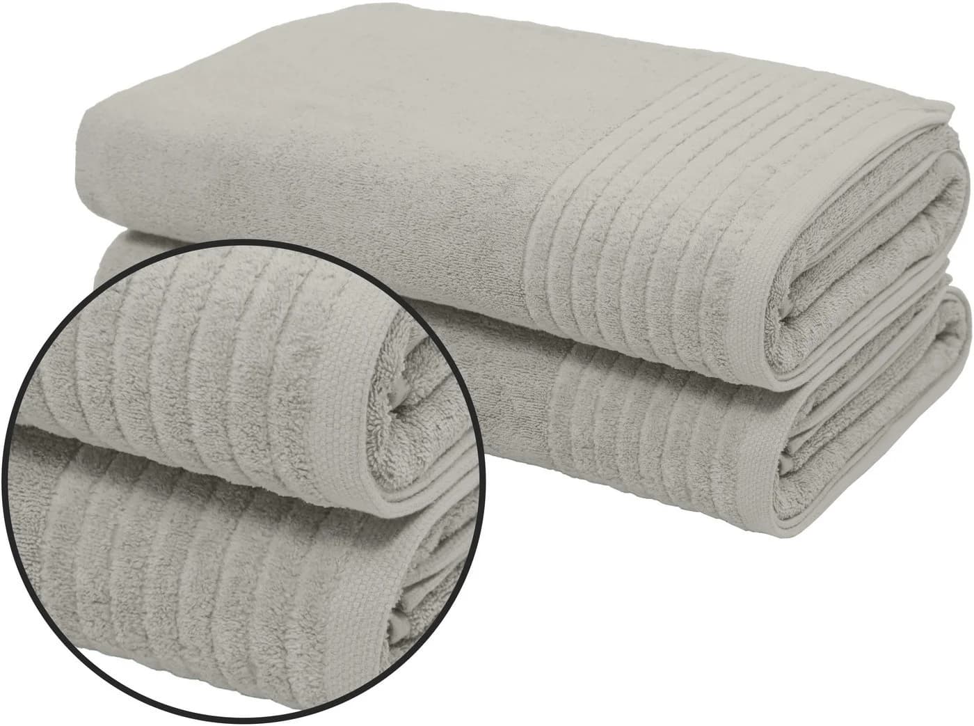 OTTO HOME Saunatuch Sanremo Premium Grau 2er Set Frottier - Bild 2
