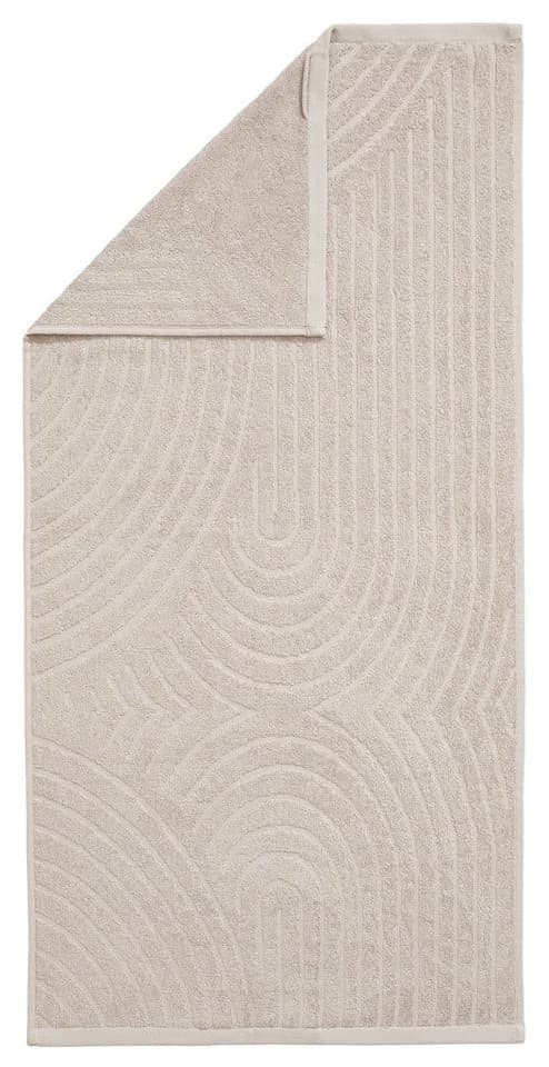 OTTO home Handtuch-Set Ognon 8-tlg. Hellgrau 100% Baumwolle Frottee - Bild 3