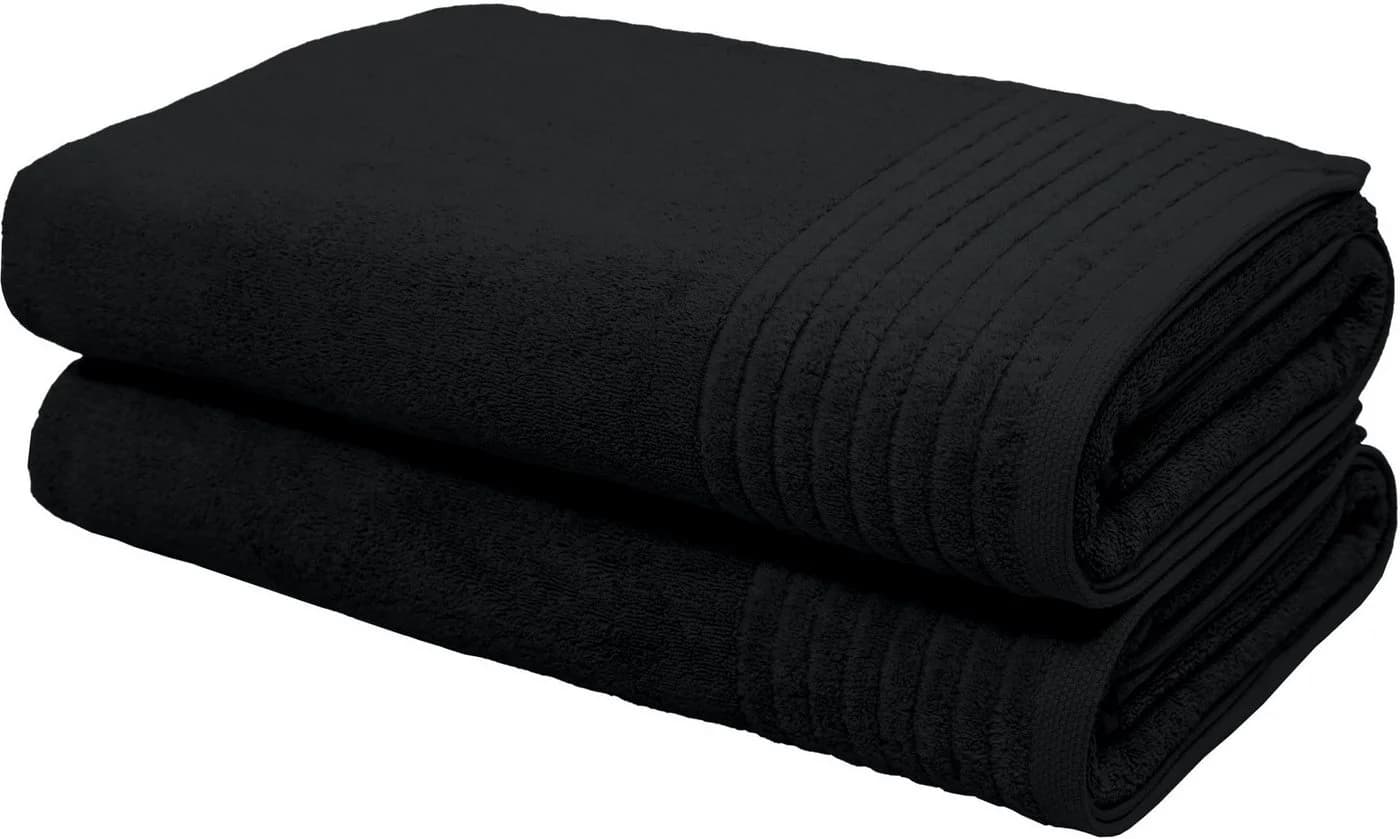 OTTO home Saunatuch Sanremo Premium Schwarz 2-tlg. Frottier - Bild 4