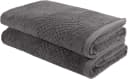 Saunatuch-Set Regona Anthrazit 100% Baumwolle Frottier Bild 2