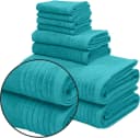 OTTO HOME Handtuch Set Sanremo Premium 8-tlg. Aqua 100% Baumwolle Bild 2