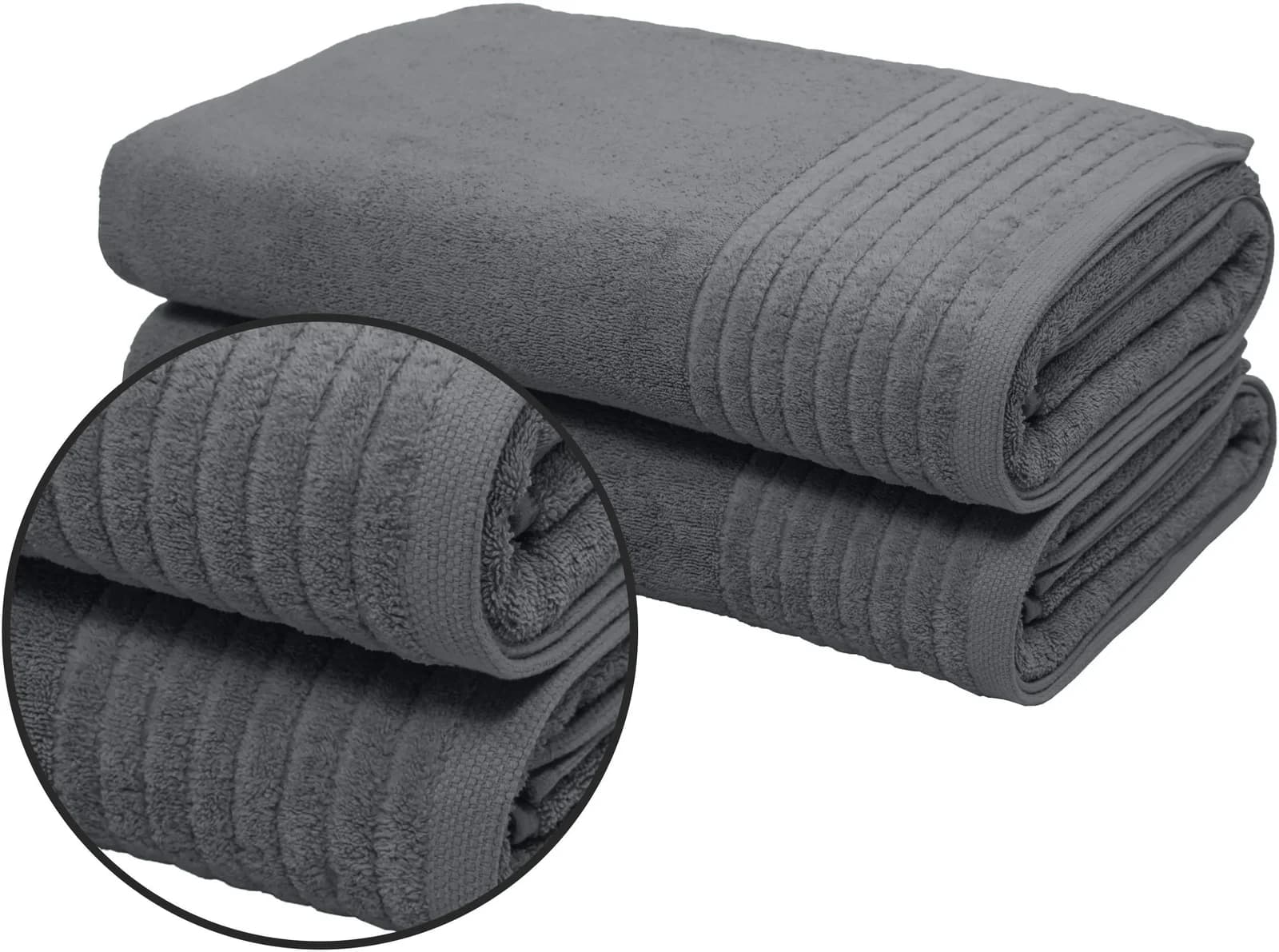 OTTO HOME Saunatuch Sanremo Premium Anthrazit 600 g/m²