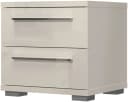 OTTO HOME Nachtkommode Piano Beige Hochglanz mit Soft-Close Bild 2