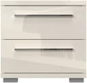 OTTO HOME Nachtkommode Piano Beige Hochglanz mit Soft-Close Bild 3