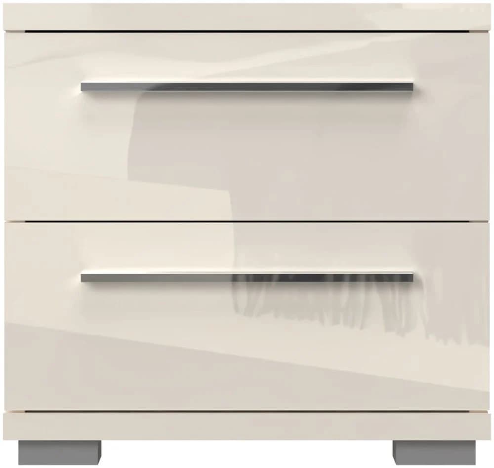 OTTO HOME Nachtkommode Piano Beige Hochglanz mit Soft-Close - Bild 3