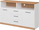 OTTO HOME Sideboard Ribe Weiß Eiche 130cm Bild 1