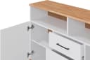 OTTO HOME Sideboard Ribe Weiß Eiche 130cm Bild 4