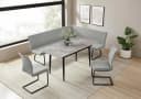 OTTO HOME Eckbankgruppe Stevian Grau Strukturstoffbezug Bild 1